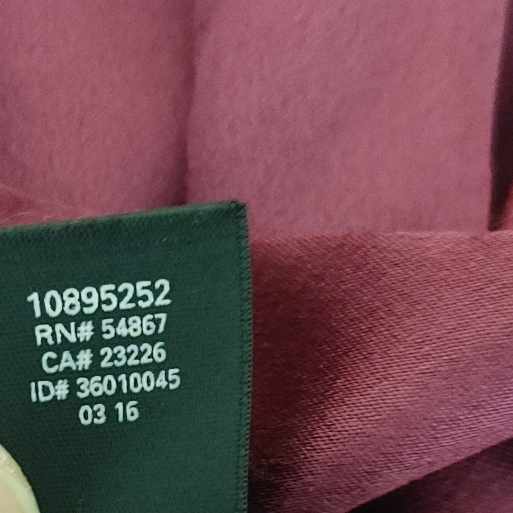 Victoria's Secret Very Sexy Short Satin Kimono Robe, Wine M/L - Picture 11 of 11